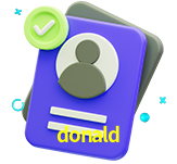 Tornar-se um membro do donald é muito simples